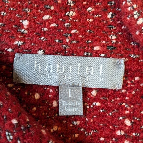 Habitat Confetti Funnel Neck Pullover Loose Fit Sweater - Picture 5 of 13